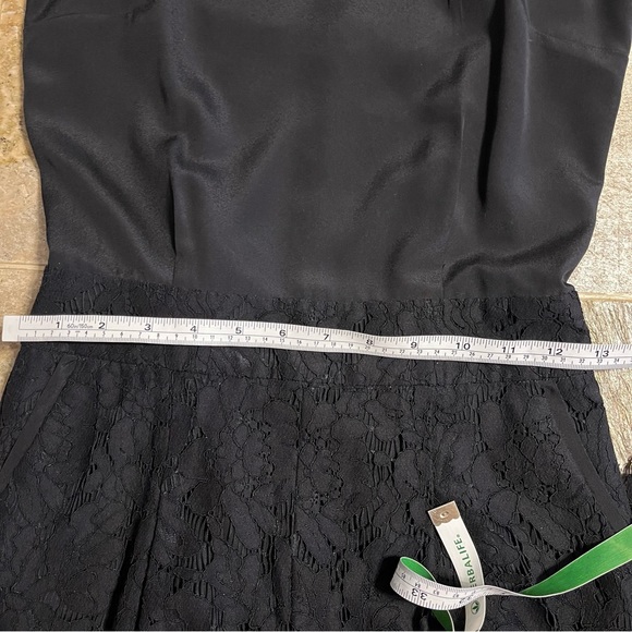 J. Crew Collection Black Leavers Lace Jumpsuit Women’s Size 0 - Picture 4 of 15